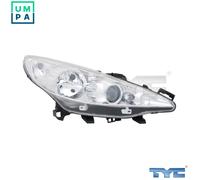 TYC RIGHT HEADLIGHT 201061052 FOR PEUGEOT