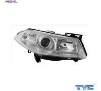 TYC Europe B.V. Headlight 20-1072-25-2 for Renault Megane II Coupe-Cabriolet F4R774/776 2.0L