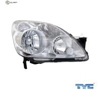 HEADLIGHT 20-11150-05-2 FOR HONDA CR-V/II/SUV/Mk K24A1 2.4L N22A2 2.2L 4cyl