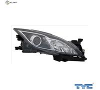 TYC Europe B.V. Headlight 20-11529-25-2 for Mazda 6 Hatchback R2AA/R2BF 2.2L LF-DE / VERF7J 2.0L