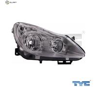 RIGHT HEADLIGHT FOR LHD EUROPE EDITION 20-1153-05-2 TYC I