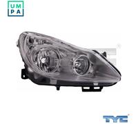 RIGHT HEADLIGHT FOR LHD EUROPE EDITION 20-1153-05-2 TYC I