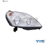 RIGHT NEW HEADLIGHT FOR OPEL ZAFIRA ZAFIRA FAMILY B A05 A 16 XER Z 16 XER Z 17