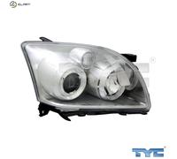TYC Headlight 20-11737-15-2 for Toyota Avensis (T25) 2003-2008