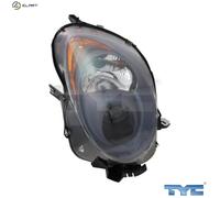 TYC Headlight 20-11753-15-2 for Alfa Romeo MITO 0.9L 2cyl / 1.2L 4cyl