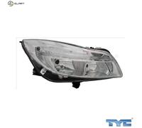 HEADLIGHT 20-11764-05-2 FOR OPEL INSIGNIA/Sports/Tourer A18/B18XER 1.8L 4cyl