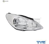 TYC 20-11784-05-2 Headlight for HYUNDAI