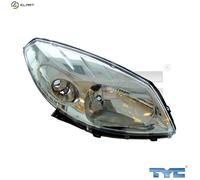 TYC 20-11793-06-2 Headlight for DACIA