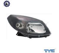 TYC Headlight 20-11794-36-2 for Dacia Sandero D4F 732 1.1L K9K796/792/892 1.5L 4cyl