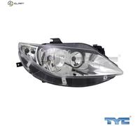 Headlight Left for SEAT Ibiza IV (2008-2012) - TYC 20-11972-25-2