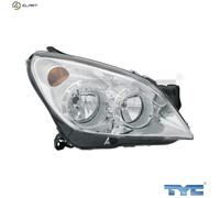 TYC 20-1207-05-2 Headlight for OPEL