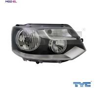 TYC Europe B.V. Headlight 20-12152-05-2 for VW Multivan/T5 Transporter 2.0L