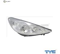 HEADLIGHT 20-12182-15-2 FOR PEUGEOT KFW /KFT 1.4L HFX 1.1L 8HR /8HZ 1.4L 4cyl