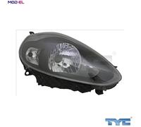 HEADLIGHT 20-12262-25-2 FOR FIAT PUNTO/PURE/EVO ABARTH 199B6/312A2.000 0.9L 4cyl