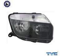 TYC Headlight Right for Dacia Duster I (2010-2013) - 20-12477-15-2