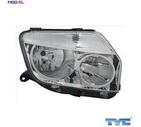 HEADLIGHT 20-12478-05-2 FOR DACIA K9K896/830/796/856/858/898/894/884/892 1.5L