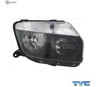 HEADLIGHT 20-12478-15-2 FOR DACIA DUSTER K9K898/858/658/856/896/796/830 1.5L