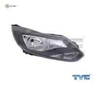 TYC Headlights 20-12569-15-2 Right H7, H1 black for right-hand traffic FORD: FOCUS 3, FOCUS 3 Turnier