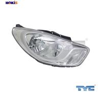 TYC Left Headlight 20-12574-05-2 for Hyundai i10 (2011-2013)