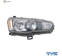 TYC Headlight 20-1301-05-2 for Mitsubishi Lancer/Galant Right HB3/HB4 Right-hand Traffic