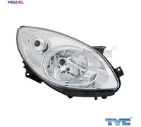 HEADLIGHT 20-1401-26-2 FOR RENAULT K9K718/740/820 1.5L D7F800 D4F772/770 1.1L