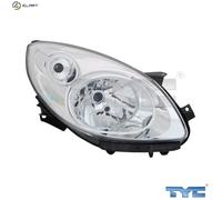 HEADLIGHT 20-1401-36-2 FOR RENAULT K9K718/740/820 1.5L D7F800 D4F772/770 1.1L