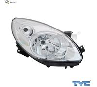 TYC 20-1402-26-2 Headlight