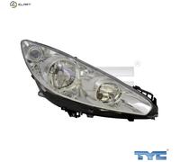 RIGHT HEADLIGHT FOR LHD EUROPE EDITION 20-14197-05-2 TYC I
