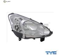 TYC LEFT HEADLIGHT 2014562052 FOR PEUGEOT