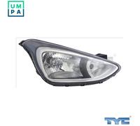 HEADLIGHT 20-14605-15-2 FOR HYUNDAI D3FA 1.1L B3LA/G3LA 1.0L 3cyl GRAND i10 1.2L