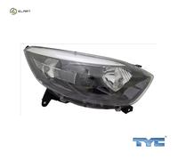 HEADLIGHT 20-14695-05-2 FOR RENAULT H4B 400 0.9L 3cyl CAPTUR I K9K646/856 1.5L