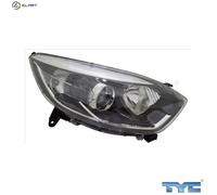 TYC Headlight 20-14696-15-2 Left for Renault Captur