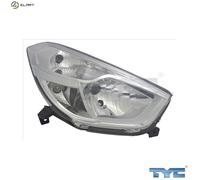 HEADLIGHT 20-14729-05-2 FOR DACIA LODGY DOKKER/Express/Box/Body/MPV 1.3L 4cyl