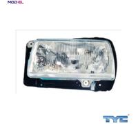 Headlight TYC 20-1735-05-2 for VW JETTA II (19E, 1G2, 165) 1.6 1989-1991
