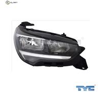 Headlight TYC 20-19139-05-2 for OPEL CORSA F (P2JO) 1.2 2024-