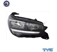 Headlight TYC 20-19139-05-2 for OPEL CORSA F (P2JO) 1.2 2024-
