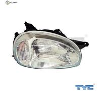 TYC 20-3203-95-2 Headlight for OPEL