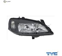 TYC Headlight 20-5487-18-2 Right H7/HB3 for Opel Astra G Coupe 2000-2001