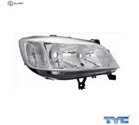 TYC Headlight 20-5737-08-2 for Opel Zafira A (T98) 1999-2005