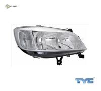 HEADLIGHT 20-5737-08-2 FOR OPEL ZAFIRA/MPV X18XE1Z18/X181XE 1.8L Z 22 SE 2.2L
