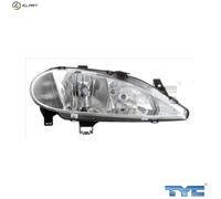HEADLIGHT 20-6000-05-2 FOR RENAULT K7M703/702/790 1.6L 4cyl MEGANE I