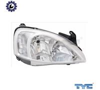 HEADLIGHT 20-6066-05-2 FOR OPEL CORSA/Hatchback/Van VITA COMBO/Tour/Box 1.0L