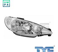 TYC 20-6156-05-2 Headlight