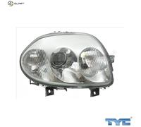 Headlight TYC 20-6194-05-2 For RENAULT