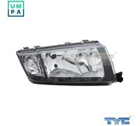 TYC Headlight 20-6229-15-2 for Skoda Fabia/Combi/Praktik (BNM/BNV/AMF) 1.4L AWY 1.2L