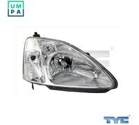 TYC Headlight 20-6252-05-2 for Honda Civic VII Hatchback D14Z6/D14Z5 1.4L 4cyl