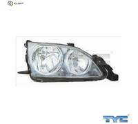 HEADLIGHT 20-6254-05-2 FOR TOYOTA 7A-FE 1.8L 1ZZ-FE 1.8L 4A-FE 1.6L 2C-TE 2.0L