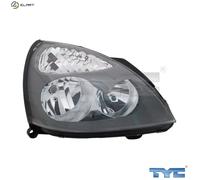 HEADLIGHT 20-6357-15-2 FOR RENAULT D7F720/710/722/746 1.1L 4cyl CLIO II