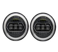 Headlight 2PCS 5.75 Inch LED Headlight Projector For TRIUMPH For Scrambler For Speed For Triple For Thunder For Commander For Storm 5 3/4" Headlamp Headlamp(2pcs E)