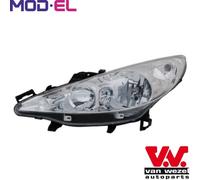 HEADLIGHT 4029961 FOR PEUGEOT 207/CC/SW/Hatchback/Van KFT/KFV/KFW/KFU8HZ 1.4L